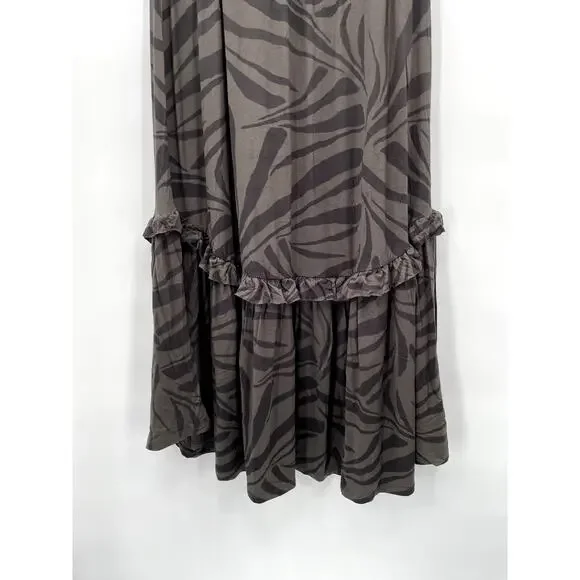 Z SUPPLY NWT Leisel Tropical Zebra Print Midi Skirt // M - Picture 4 of 6